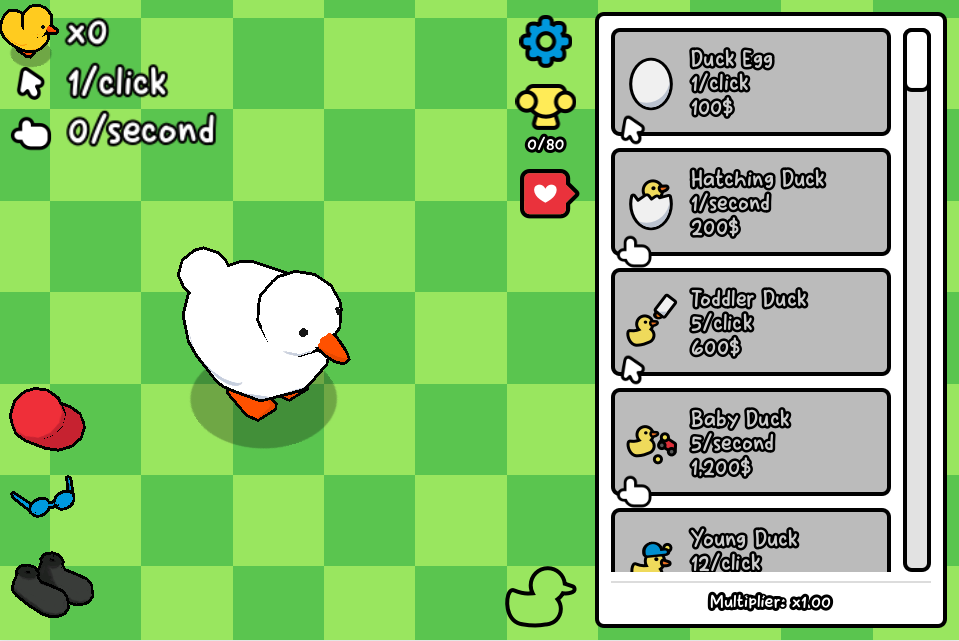 game cover of duck duck clicker 3d